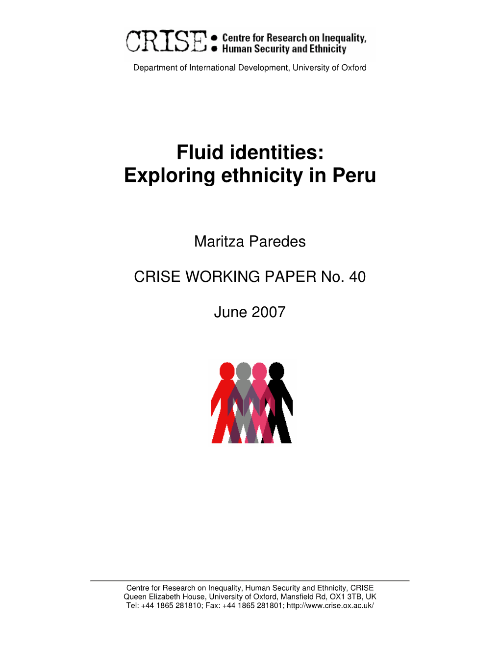 Fluid Identities: Exploring Ethnicity in Peru