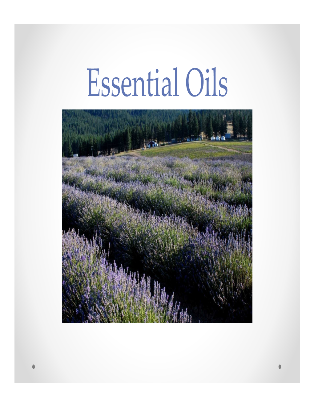 Essential Oils