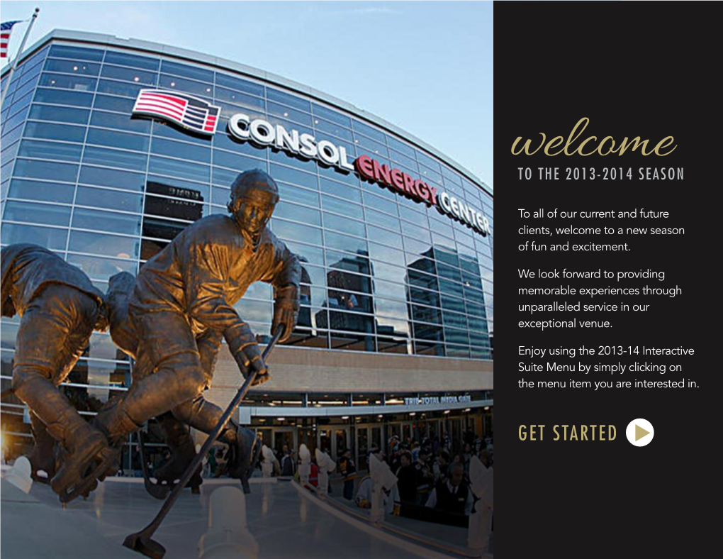 CONSOL Energy Center Suite Menu.Pdf