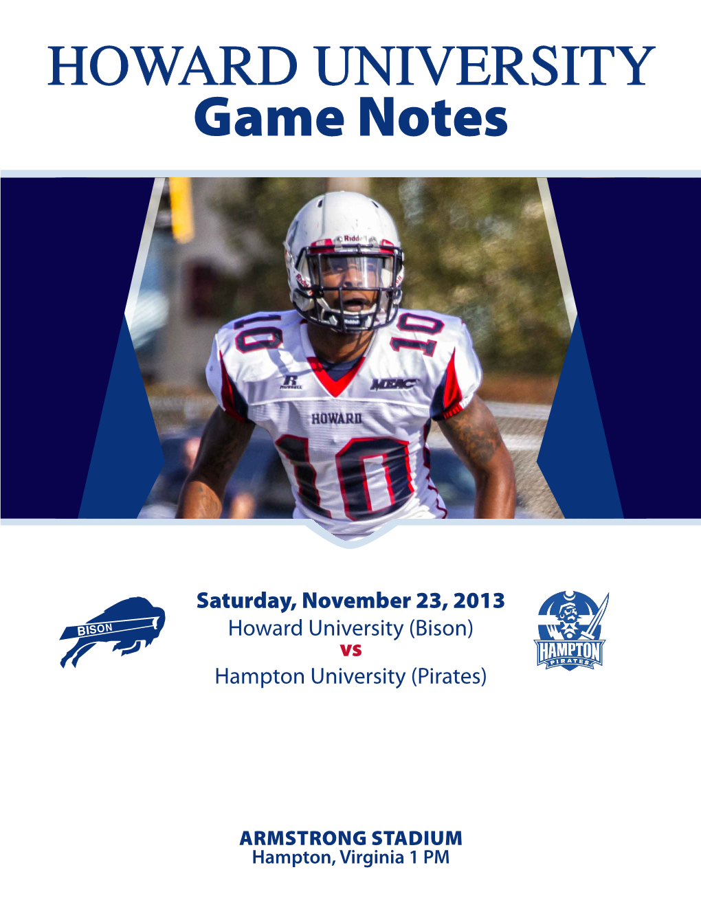 HOWARD UNIVERSITY Game Notes