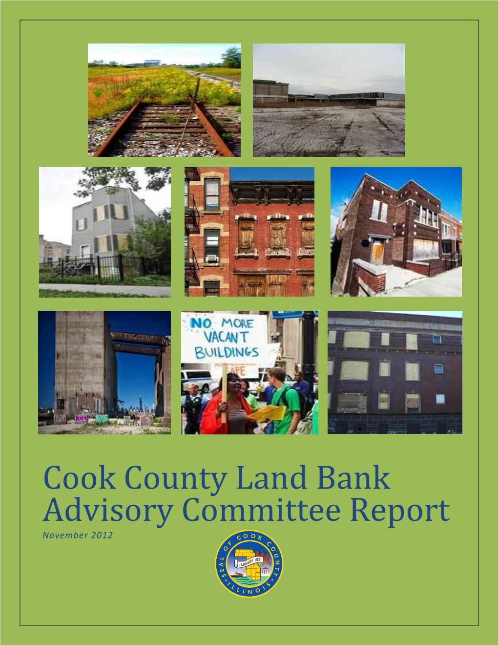 Cook County Land Bank Advisory Committee Report