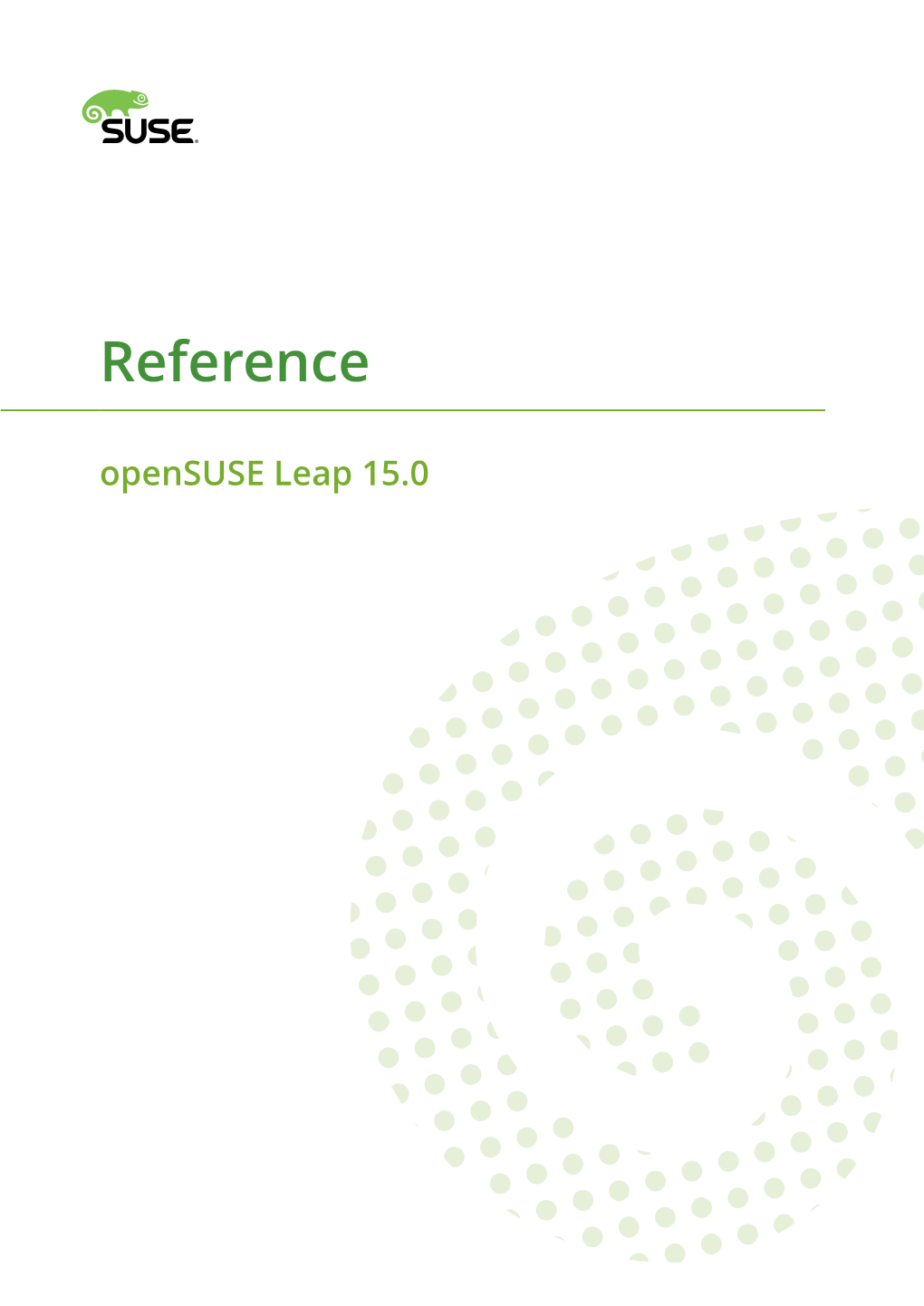 Reference Opensuse Leap 15.0 Reference Opensuse Leap 15.0