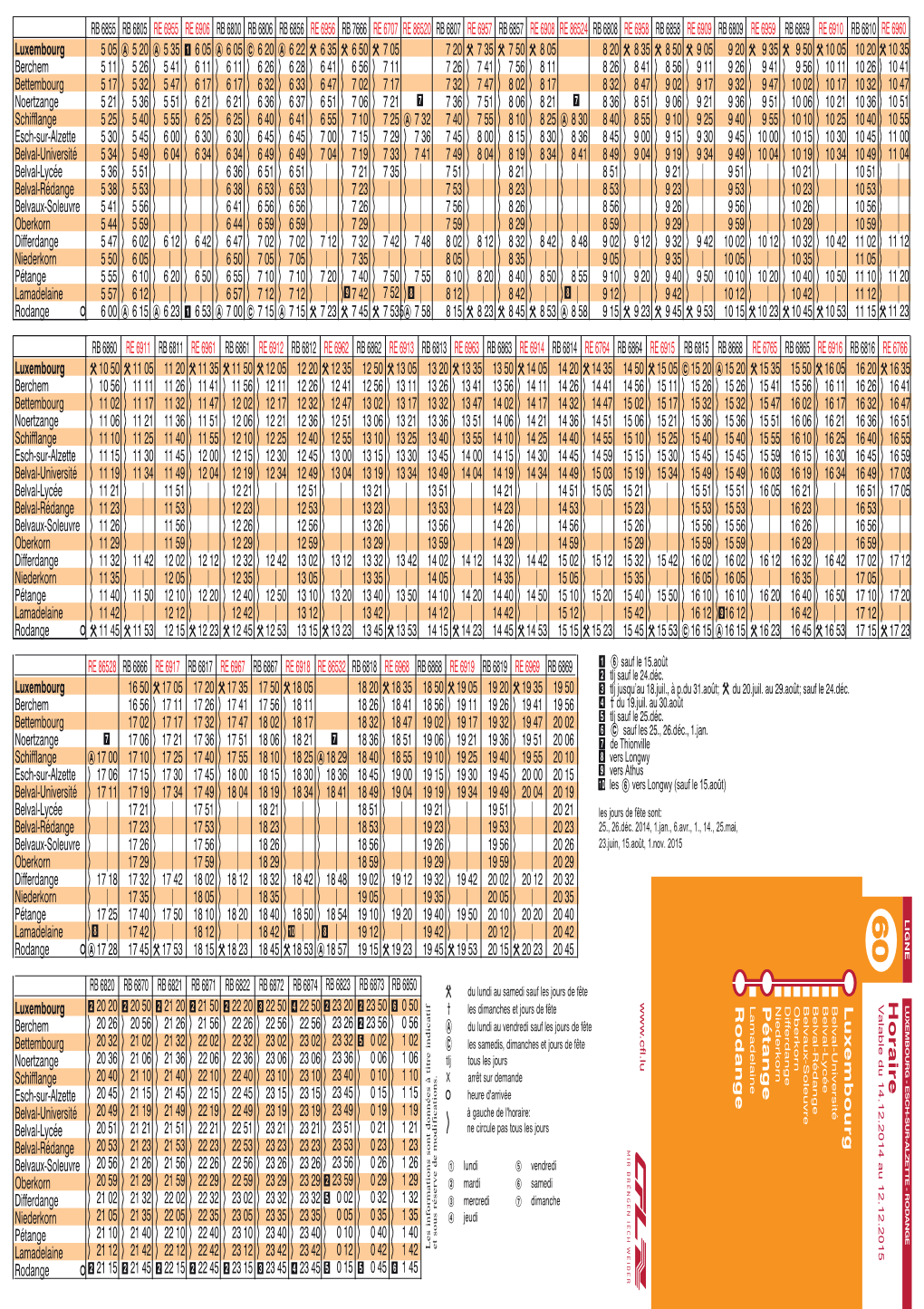 Horaires Des Trains