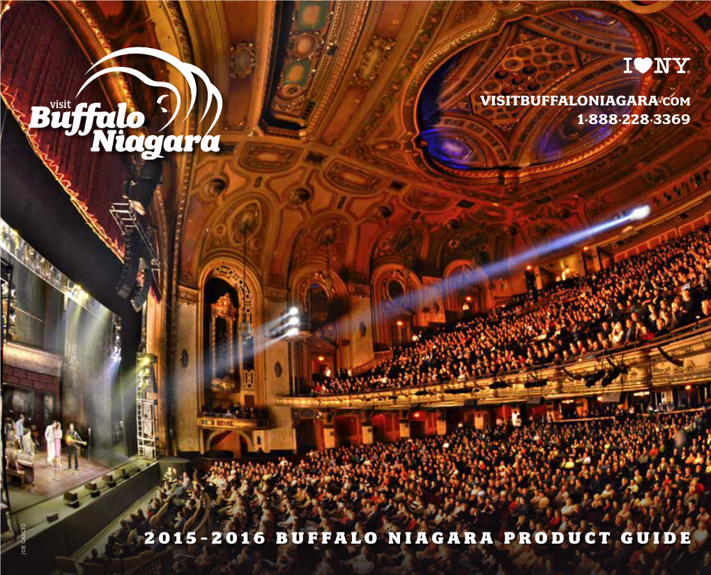 2015-2016 Buffalo Niagara Product Guide Joe Cascio Table of Contents