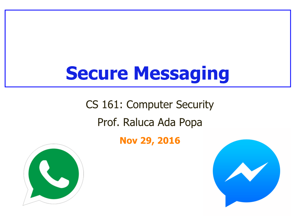 Secure Messaging