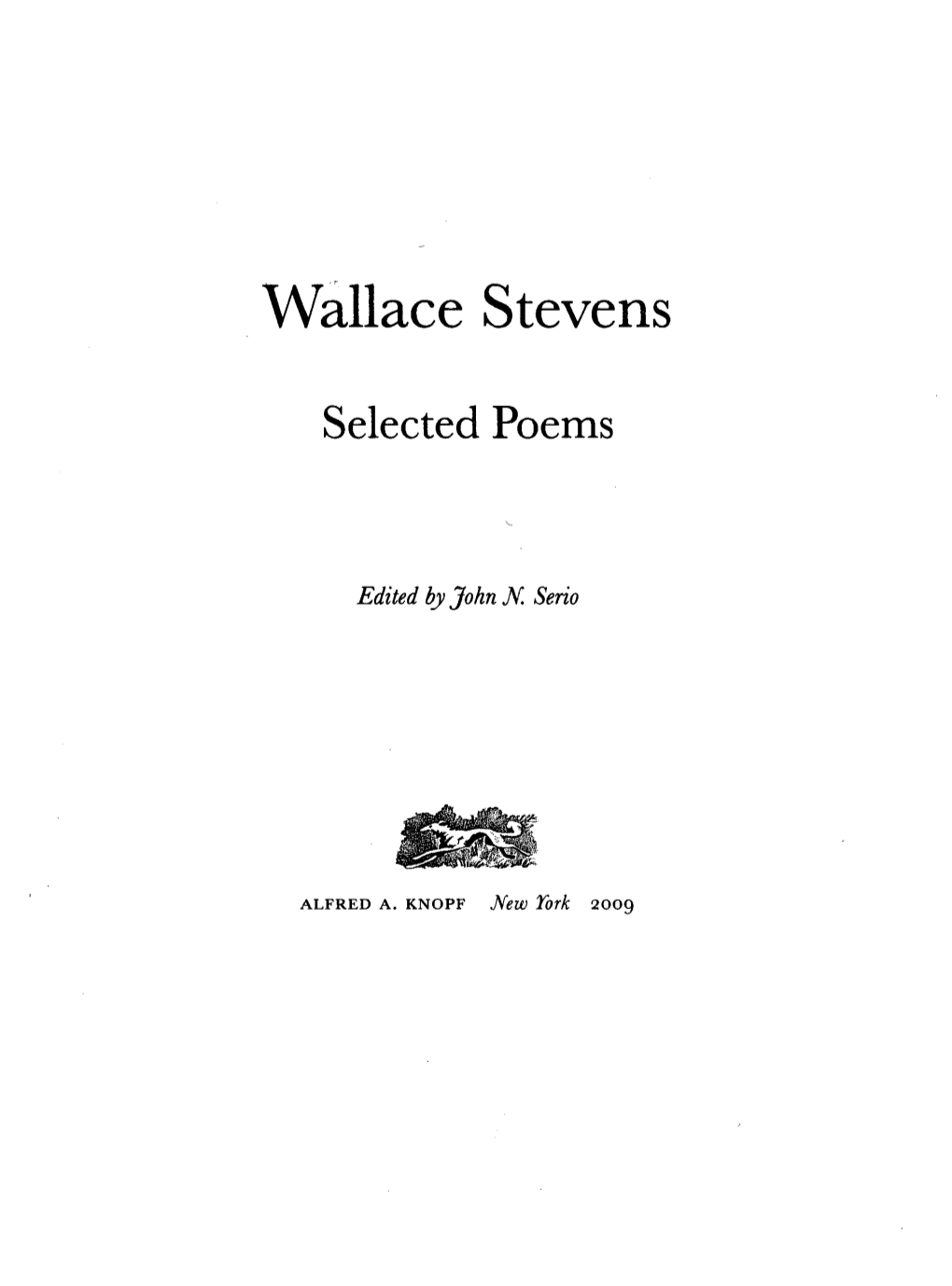 Wallace Stevens