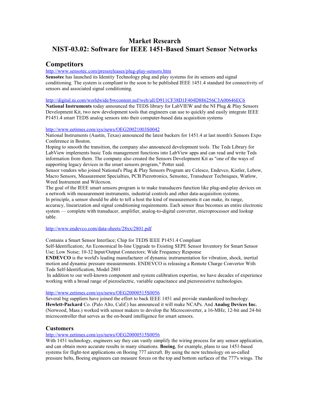 NIST-03.02: Software for IEEE 1451-Based Smart Sensor Networks