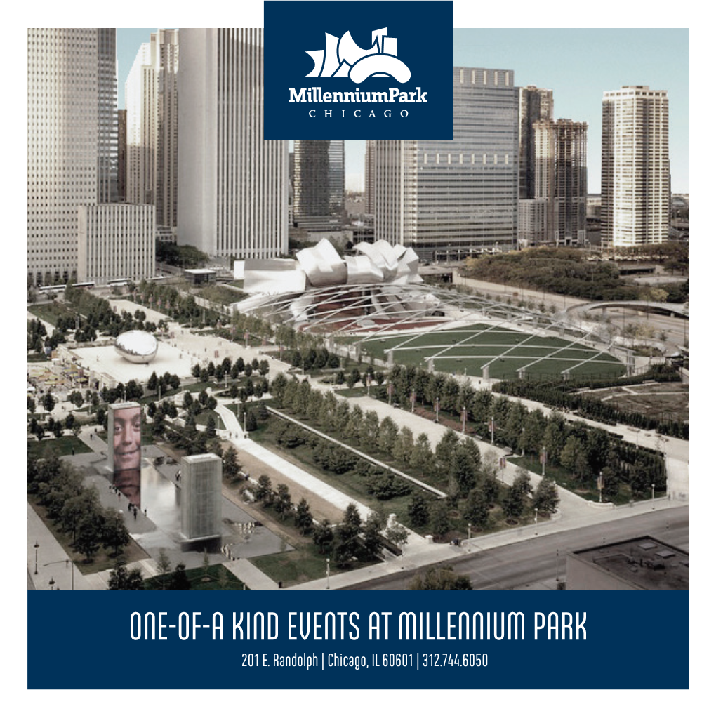 Millennium Park Private Events Brochure