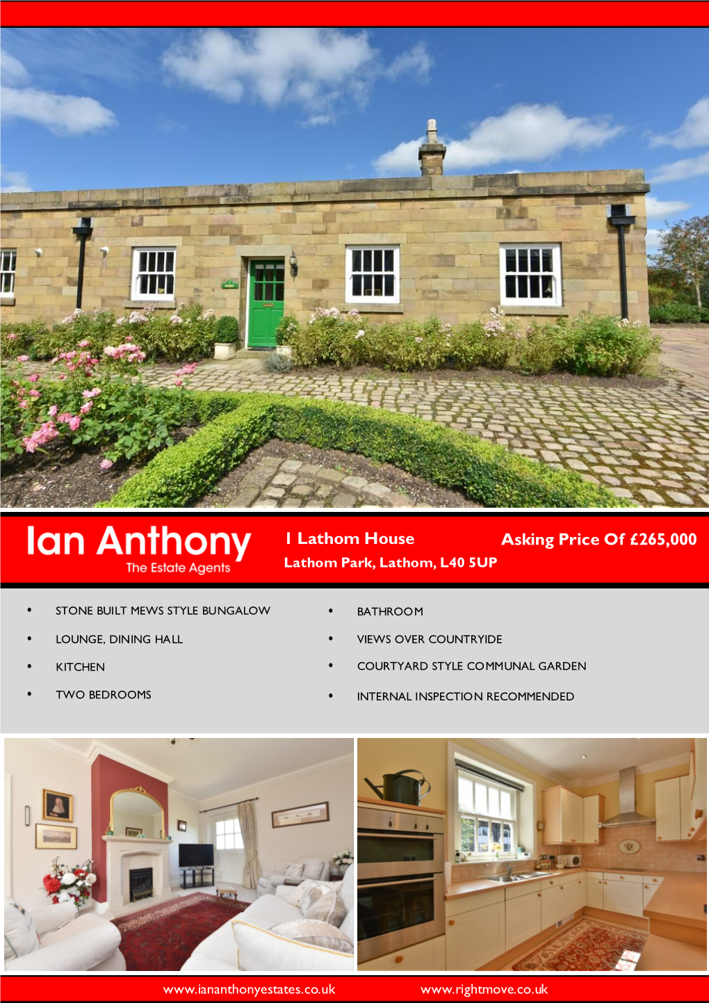 1 Lathom House Asking Price of £265,000