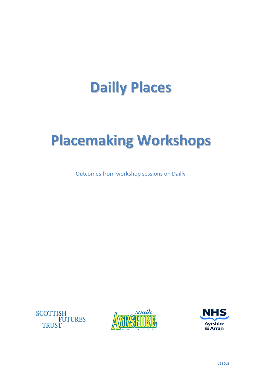 Dailly Places Placemaking Workshops