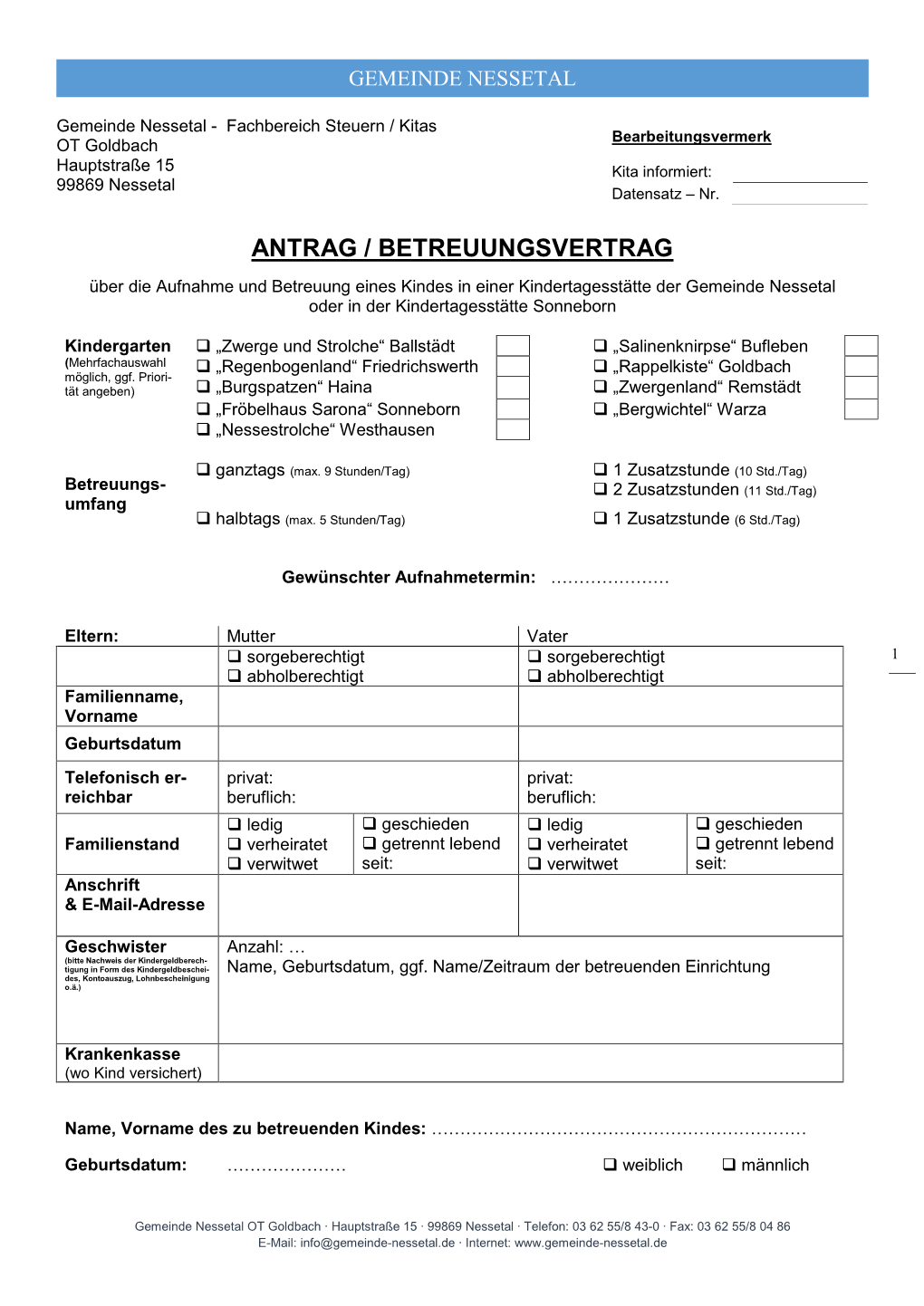 Gemeinde Nessetal