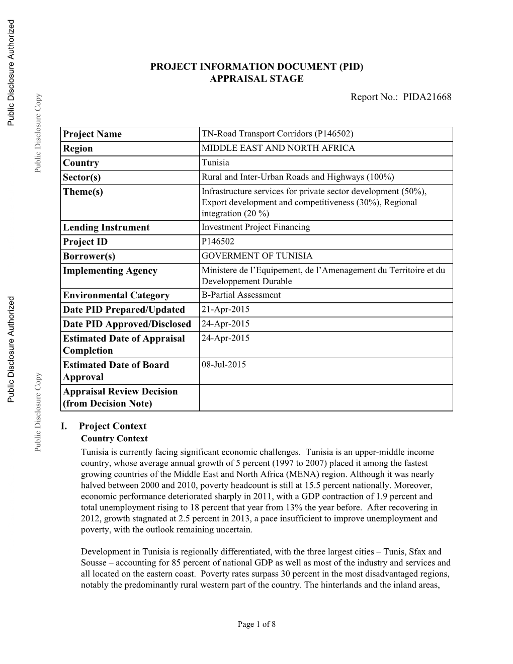 World Bank Document