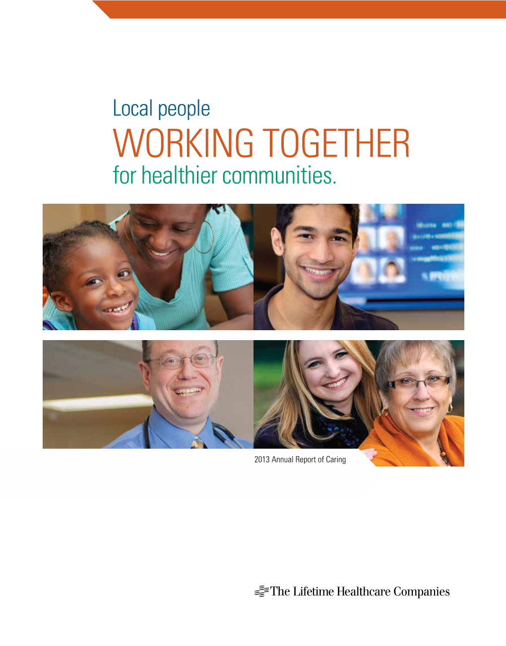 WORKING TOGETHER for Healthier Communities