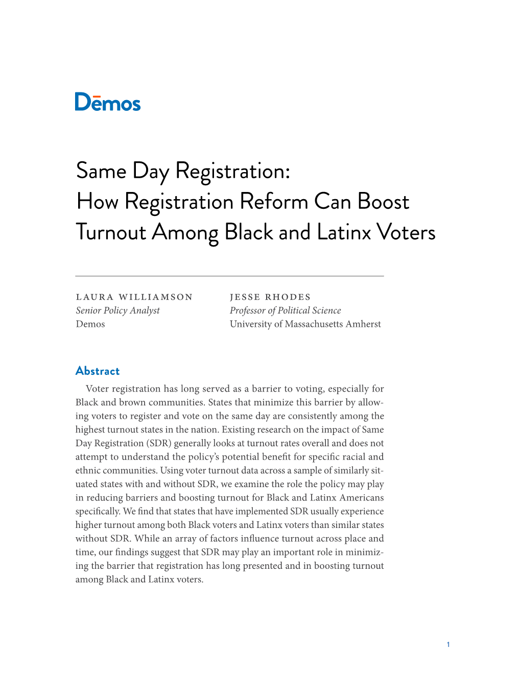 How Registration Reform Can Boost Turnout Among Black and Latinx Voters