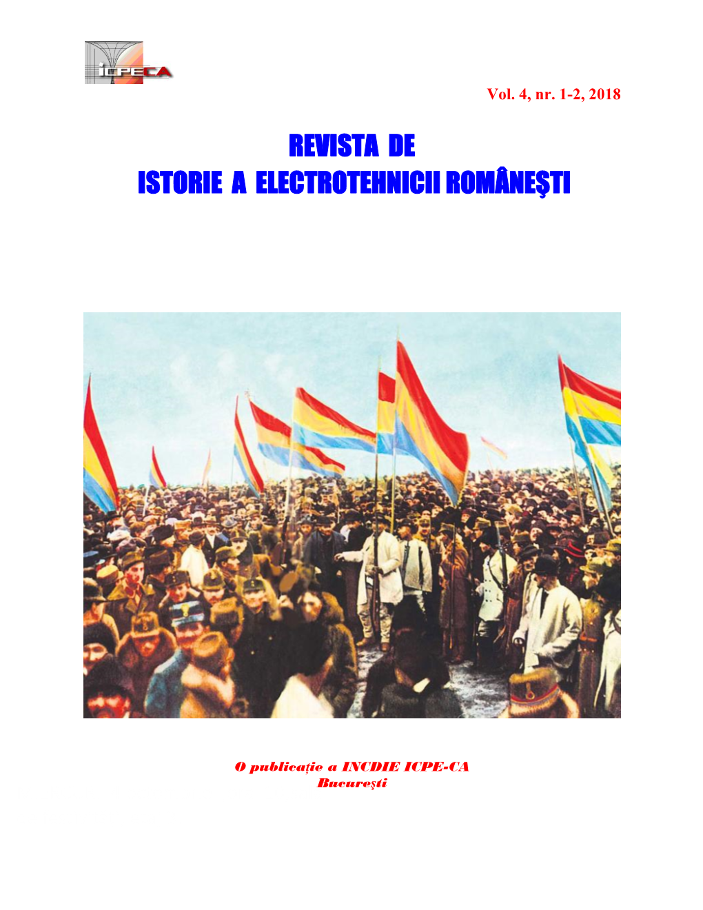 Revista De Istoria Electrotehnicii Românești 2018