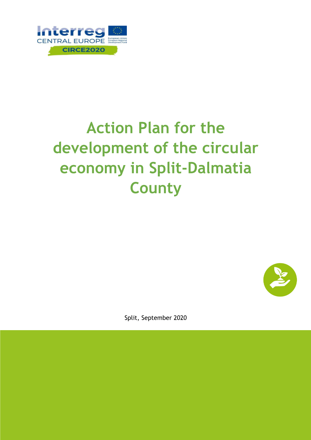 Action Plan for the Development of the Circular Economy in Split-Dalmatia County