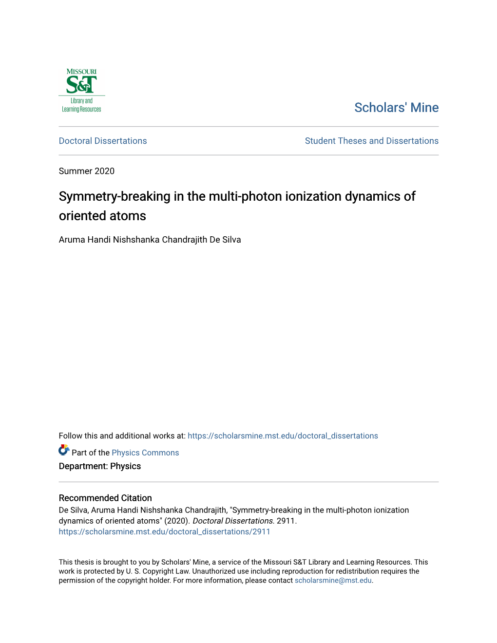 Symmetry-Breaking in the Multi-Photon Ionization Dynamics of Oriented Atoms