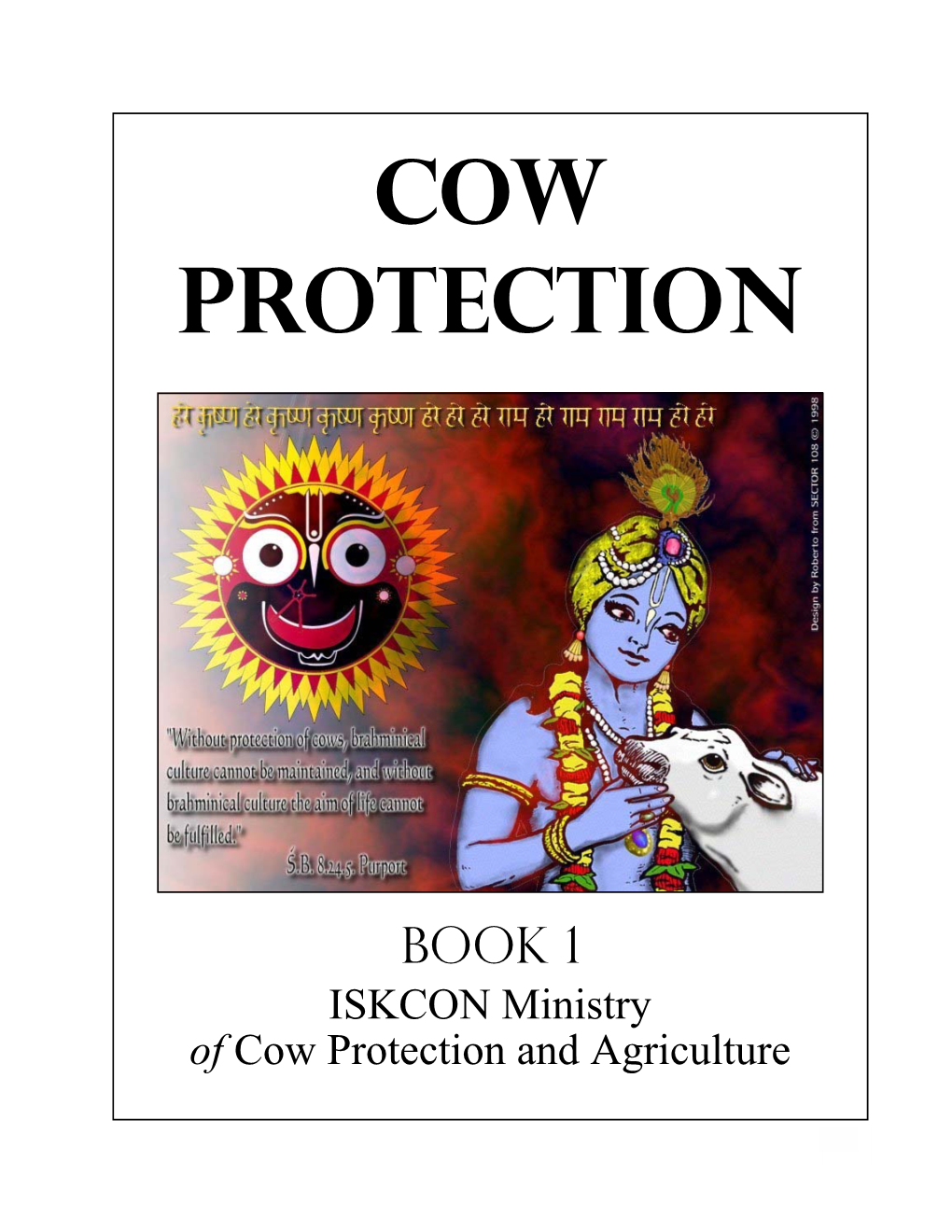 BOOK 1 ISKCON Ministry of Cow Protection and Agriculture