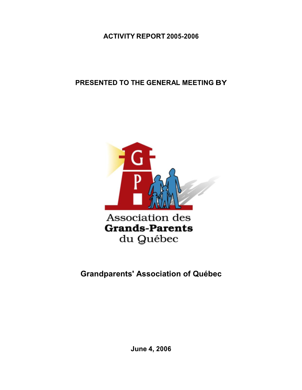 BY Grandparents' Association of Québec