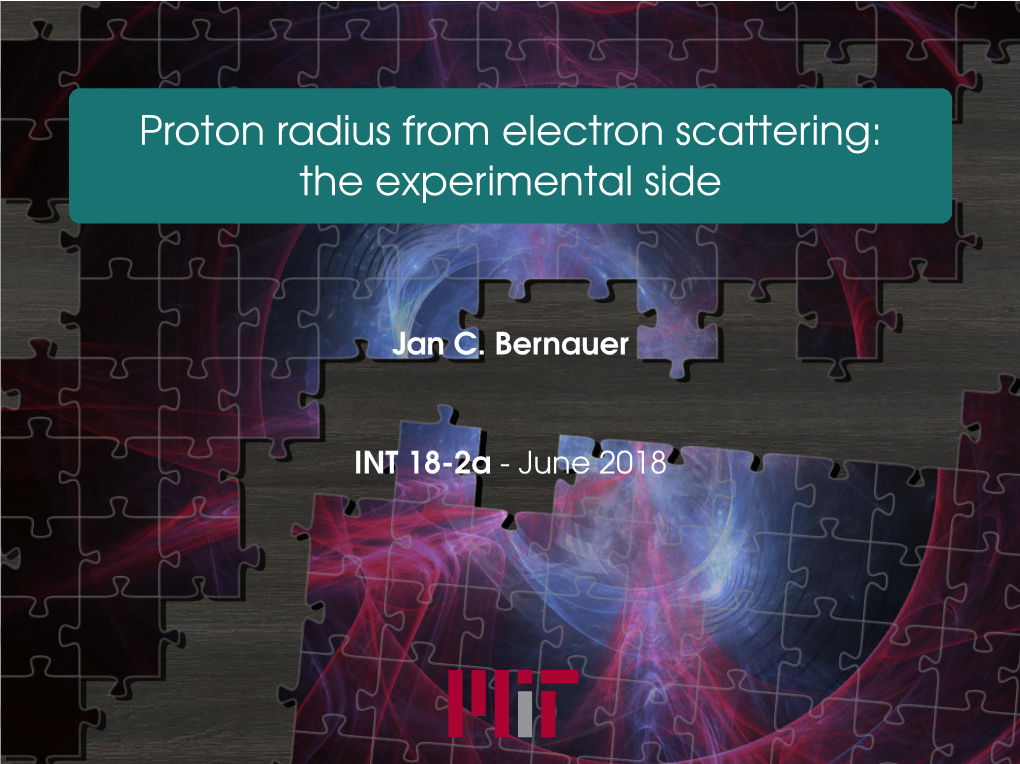 Proton Radius from Electron Scattering: the Experimental Side
