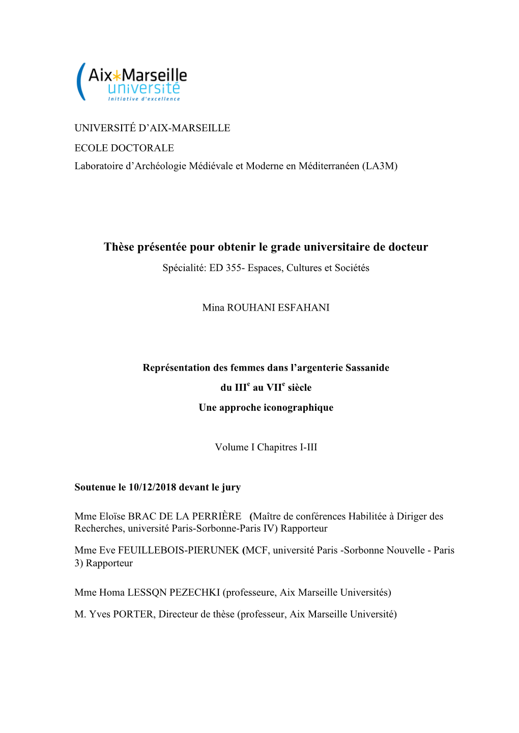 Représentation Des Femmes Dans L'argenterie Sassanide Du Iiie Au