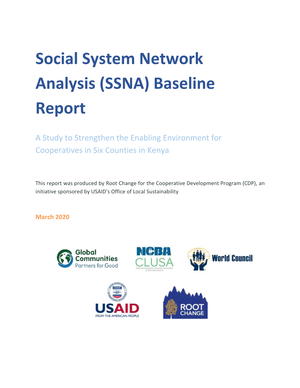 CDP-Kenya-SSNA-Baseline-Report