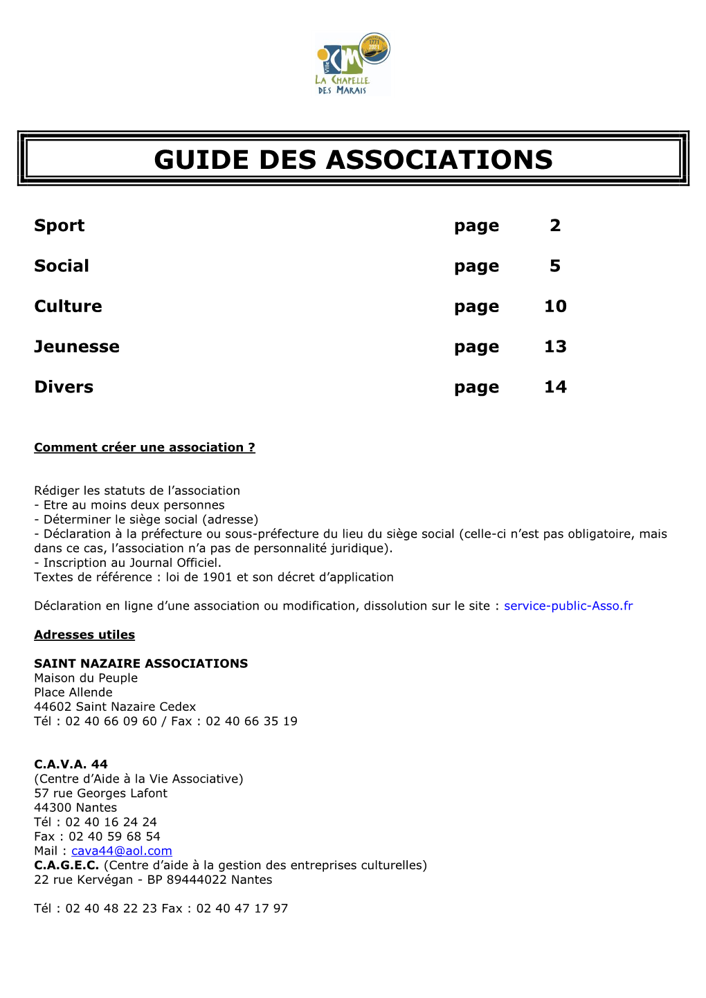 Guide Des Associations