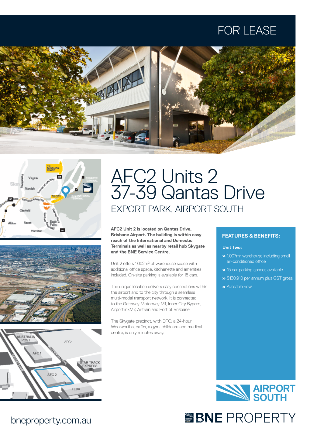 AFC2 Units 2 37-39 Qantas Drive EXPORT PARK, AIRPORT SOUTH