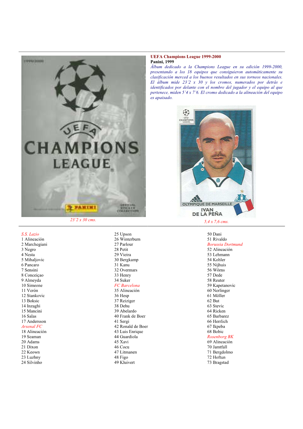 UEFA Champions League 1999-2000