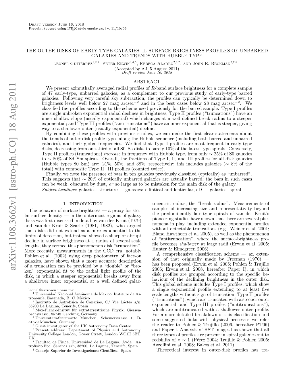 The Outer Disks of Early-Type Galaxies. II. Surface-Brightness