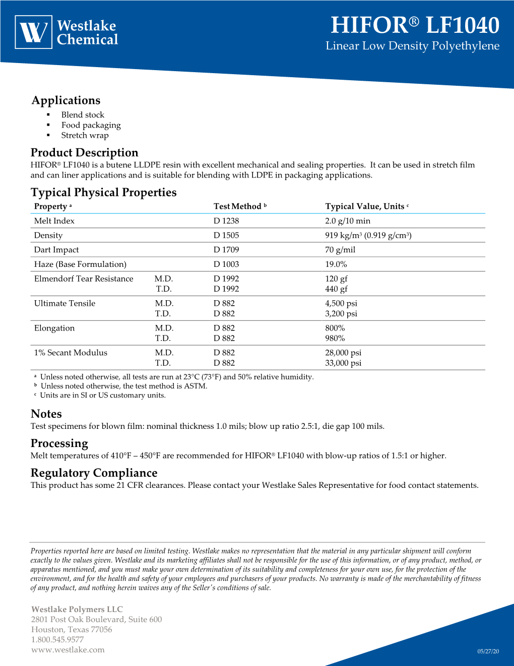 Hifor® Lf1040