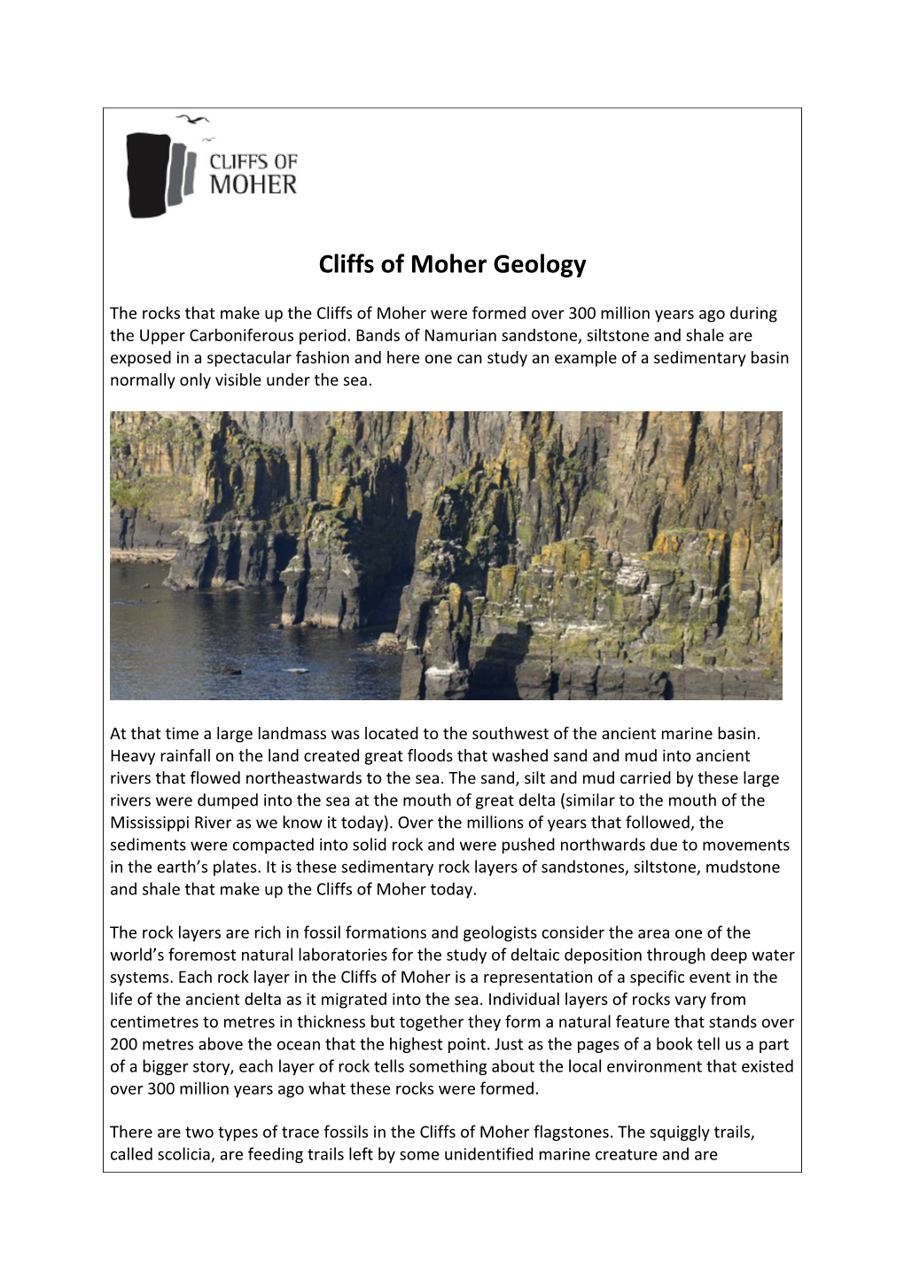 Cliffs of Moher Geology