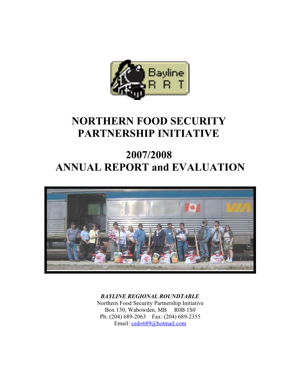 ANNUAL REPORT and EVALUATION