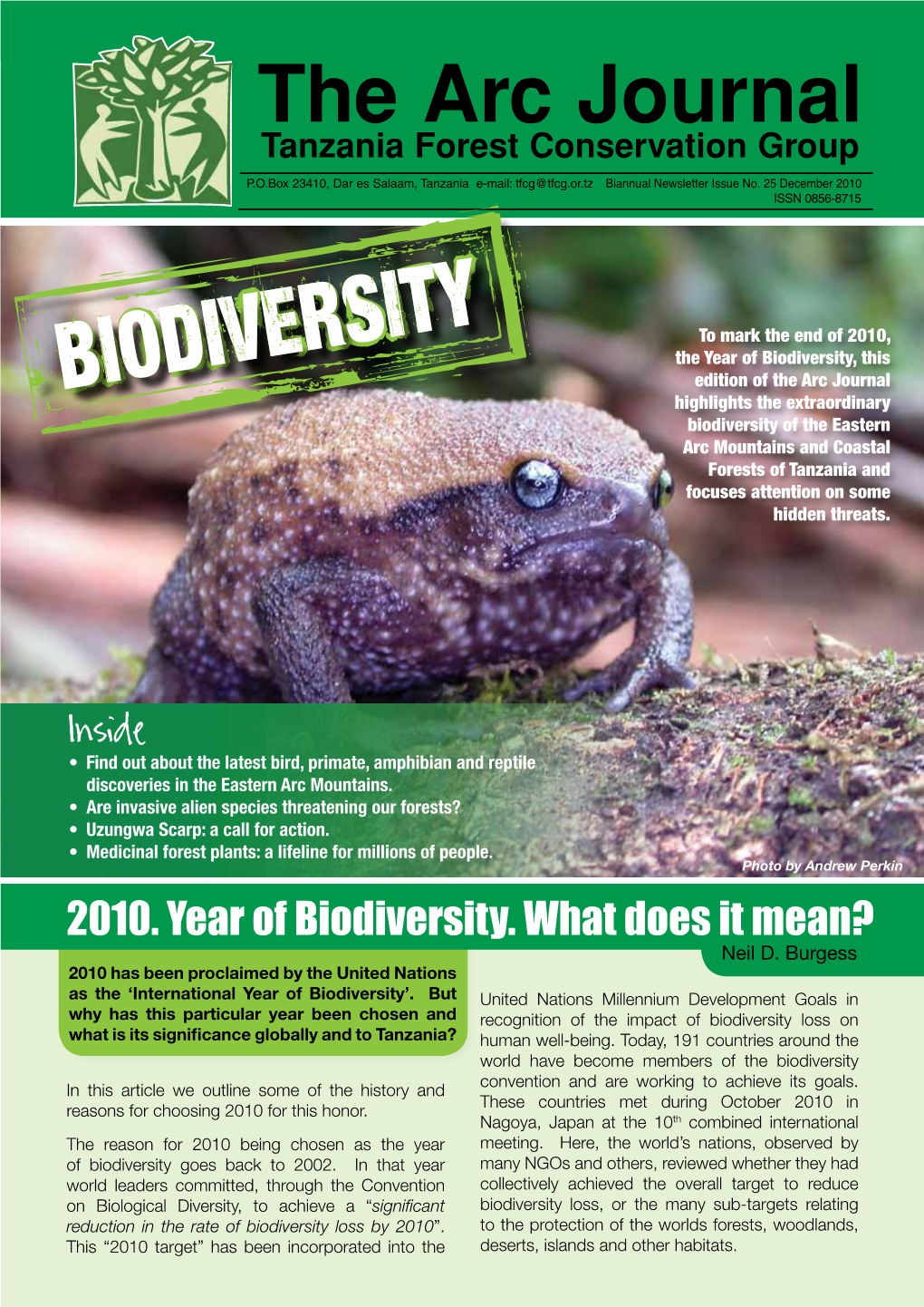 2010. Year of Biodiversity