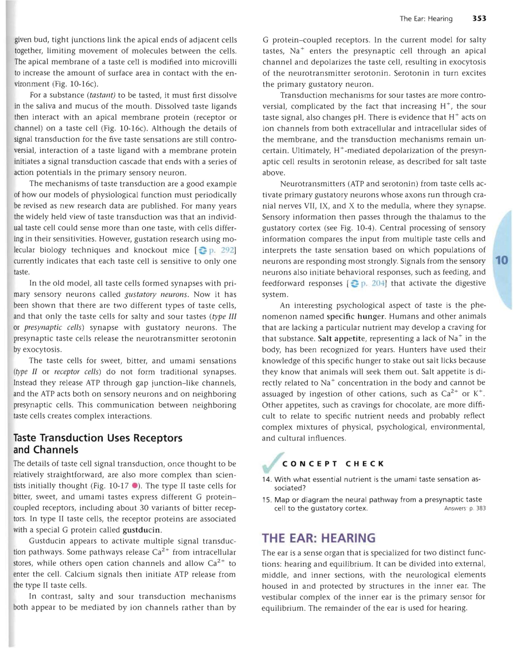 The Ear: Hearing 353 Given Bud, Tight Junctions Link the Apical Ends of Adjacent Cells G Protein-Coupled Receptors