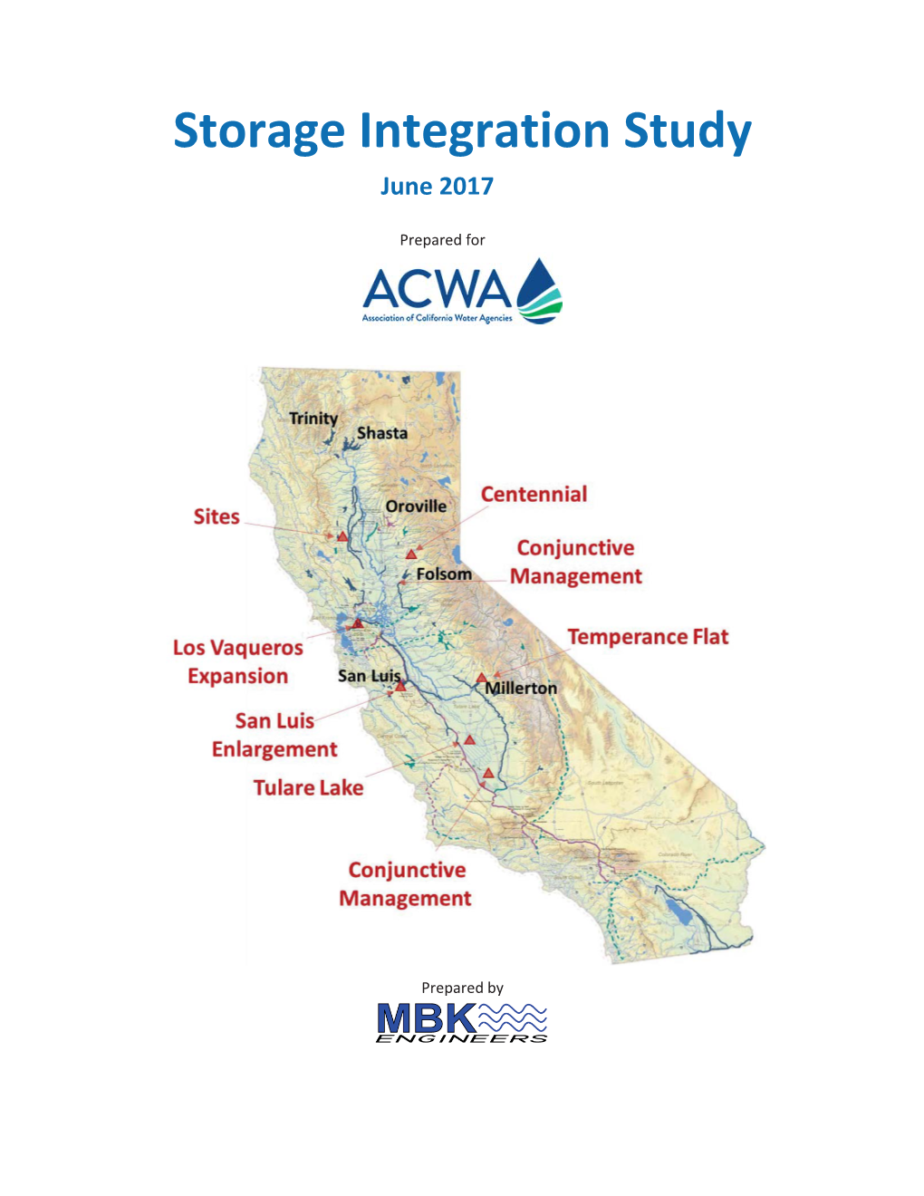 ACWA Storage Integration Study