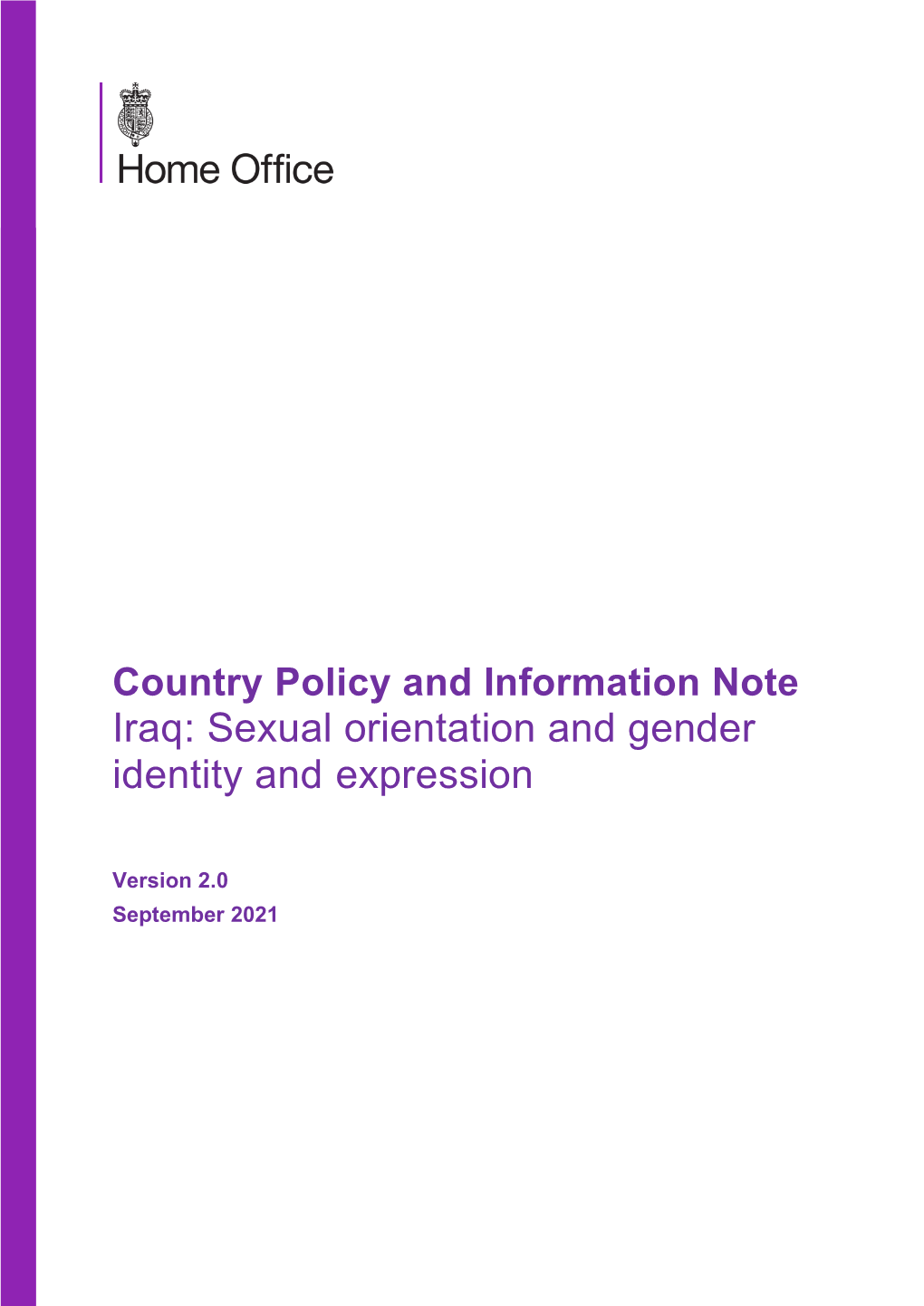 Sexual Orientation and Gender Identity and Expression