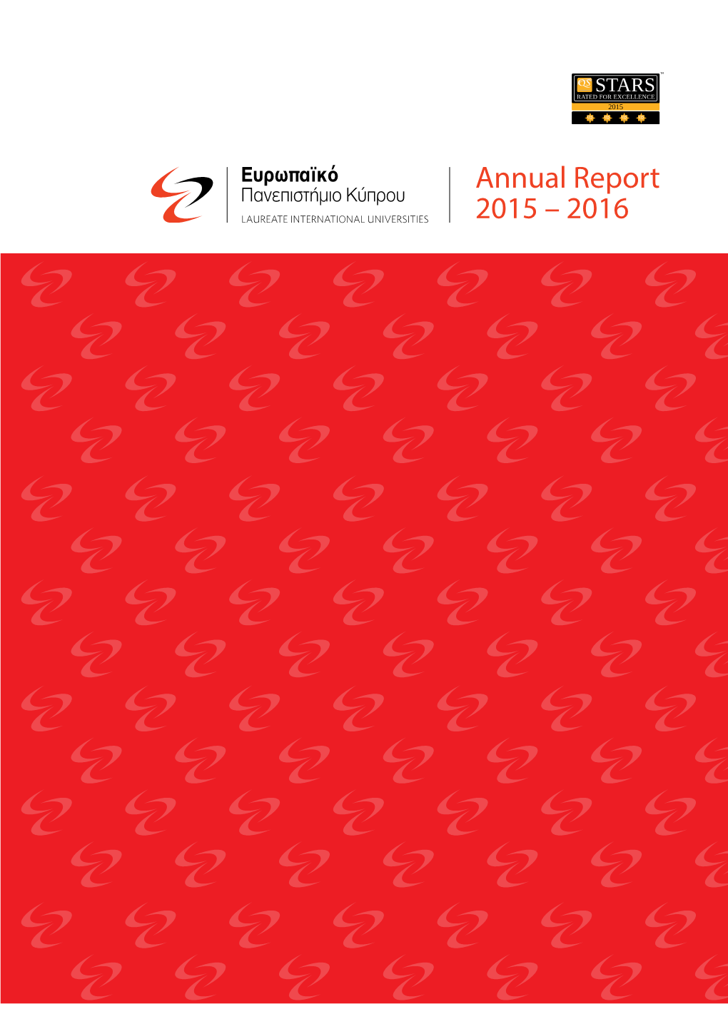 Annual Report 2015 – 2016 2 Annual Report 2015 – 2016 Contents