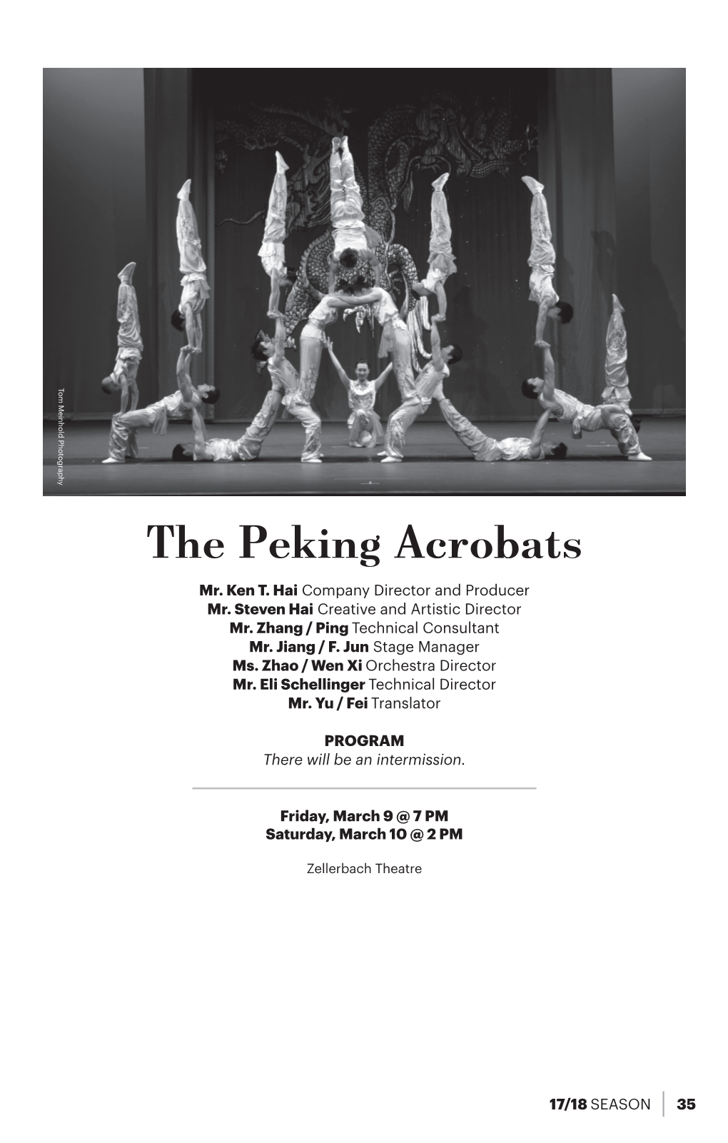 The Peking Acrobats Mr