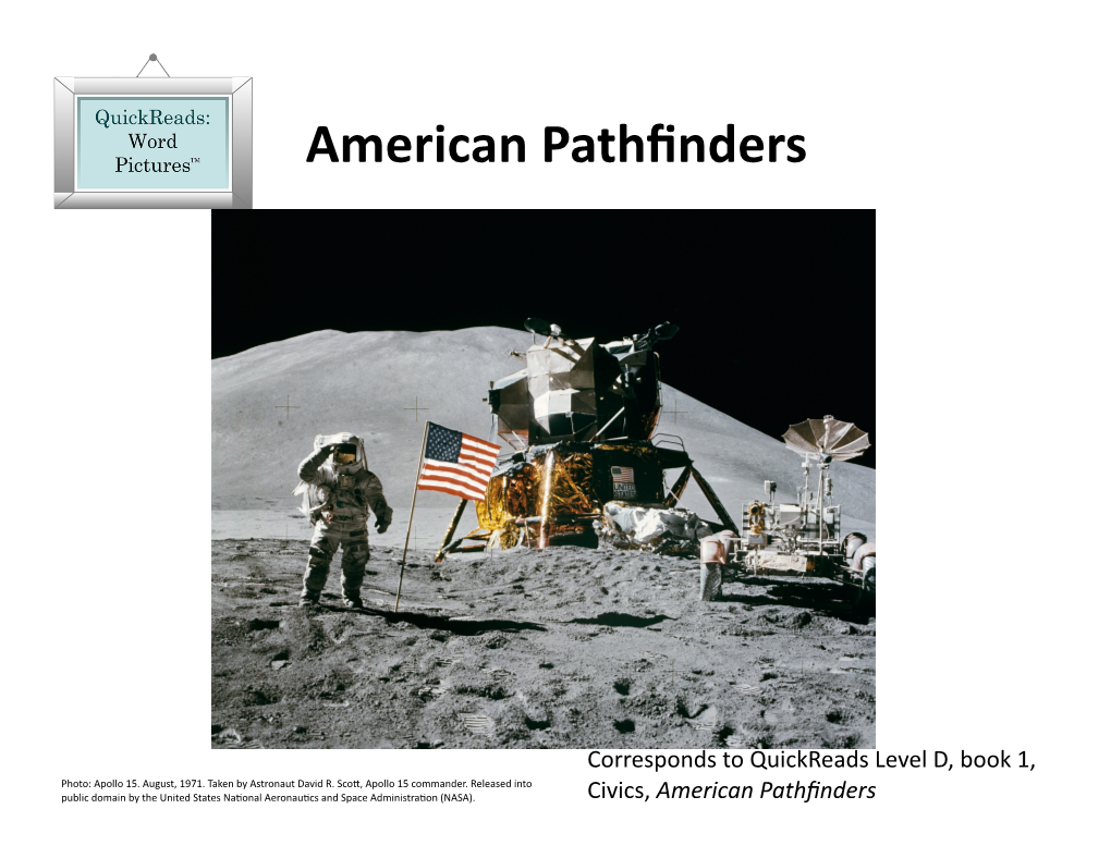 American Pathfinders