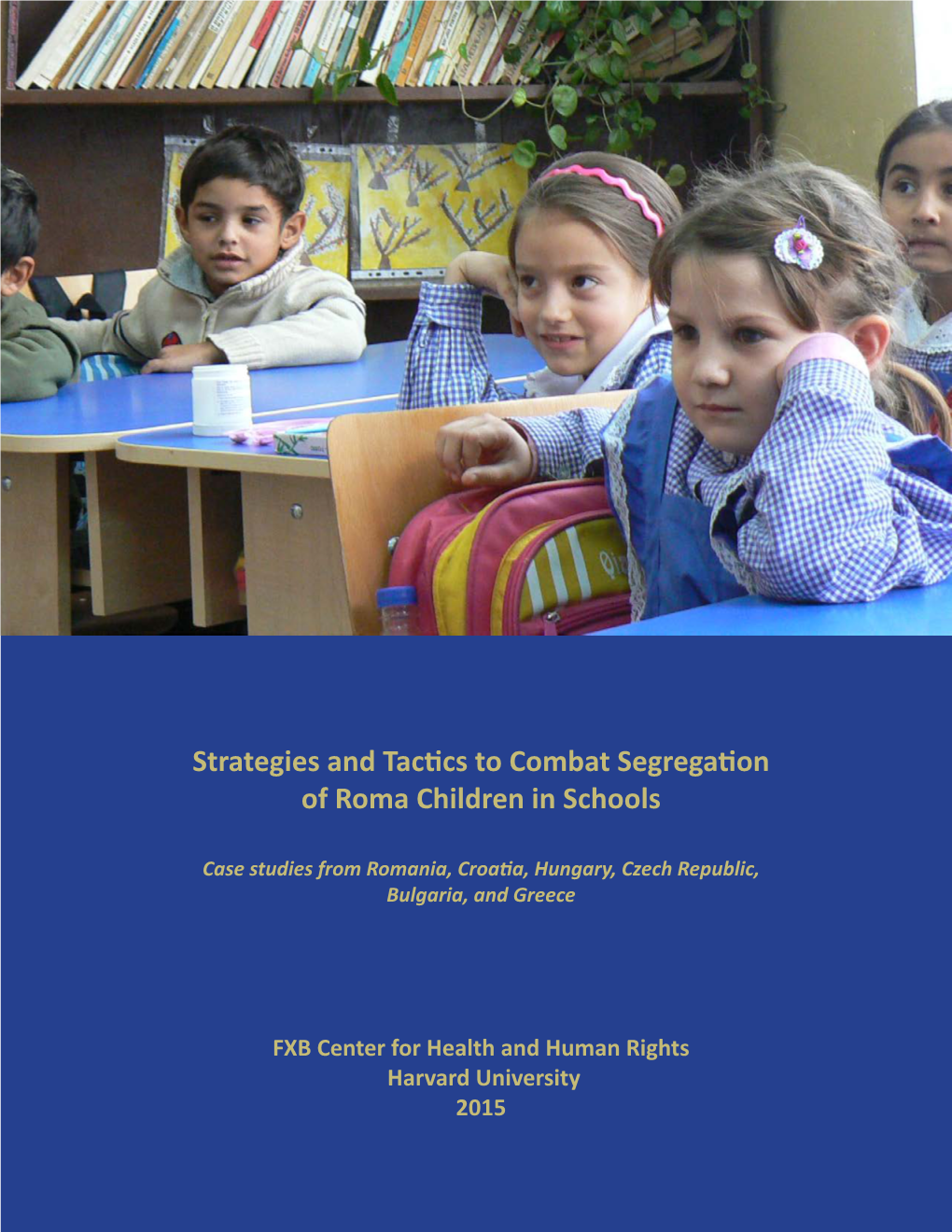 Strategies and Tactics to Combat Segregation of Roma Children in Schools