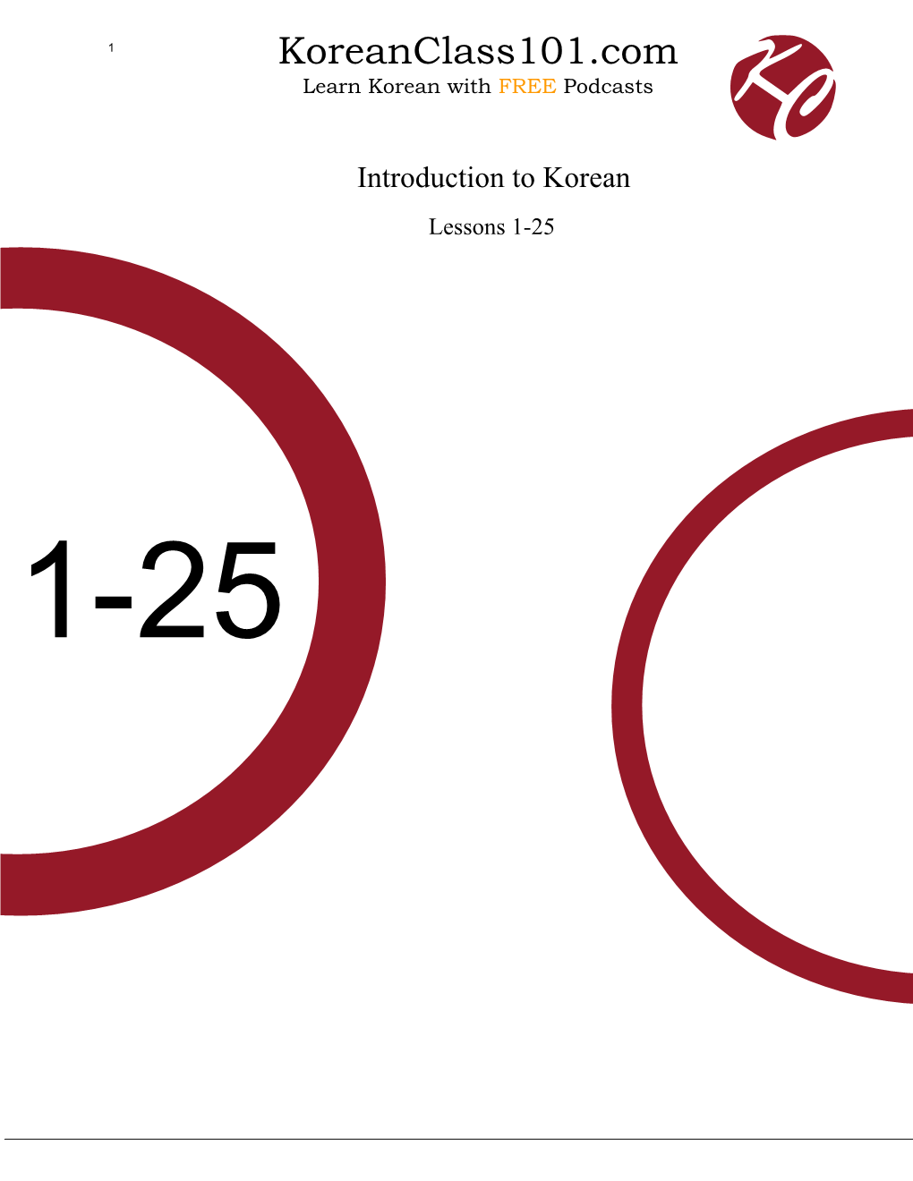 Koreanclass101.Com Learn Korean with FREE Podcasts