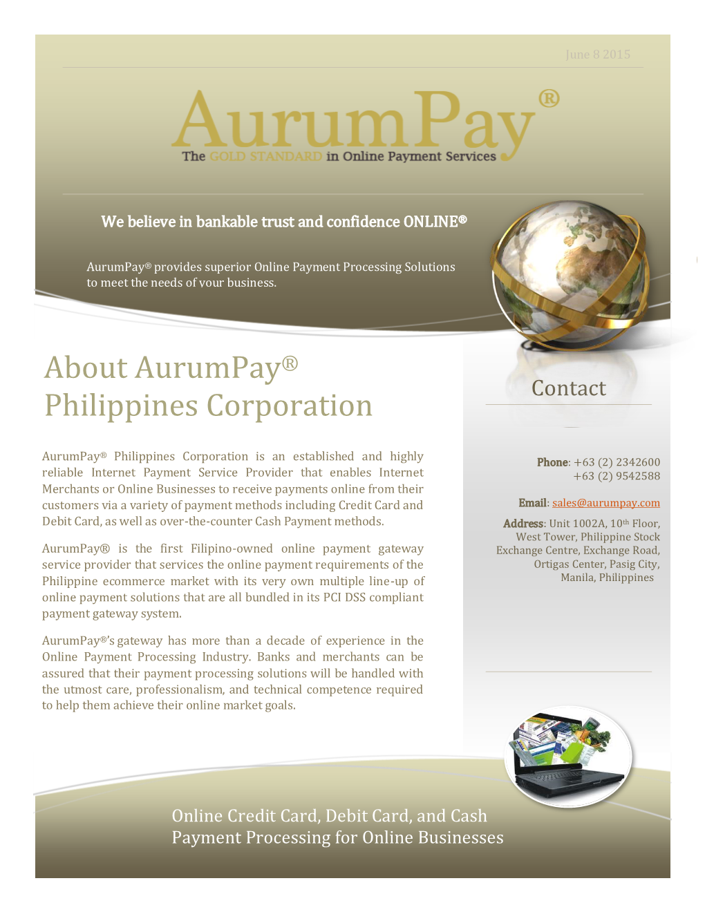 About Aurumpay® Philippines Corporation