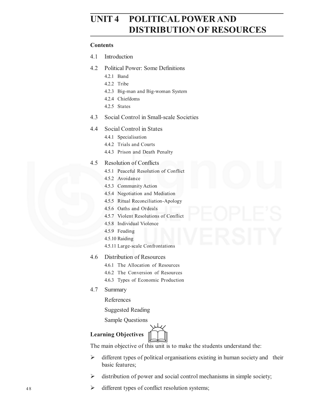 Unit 4 Political Power and Distribution of Resources