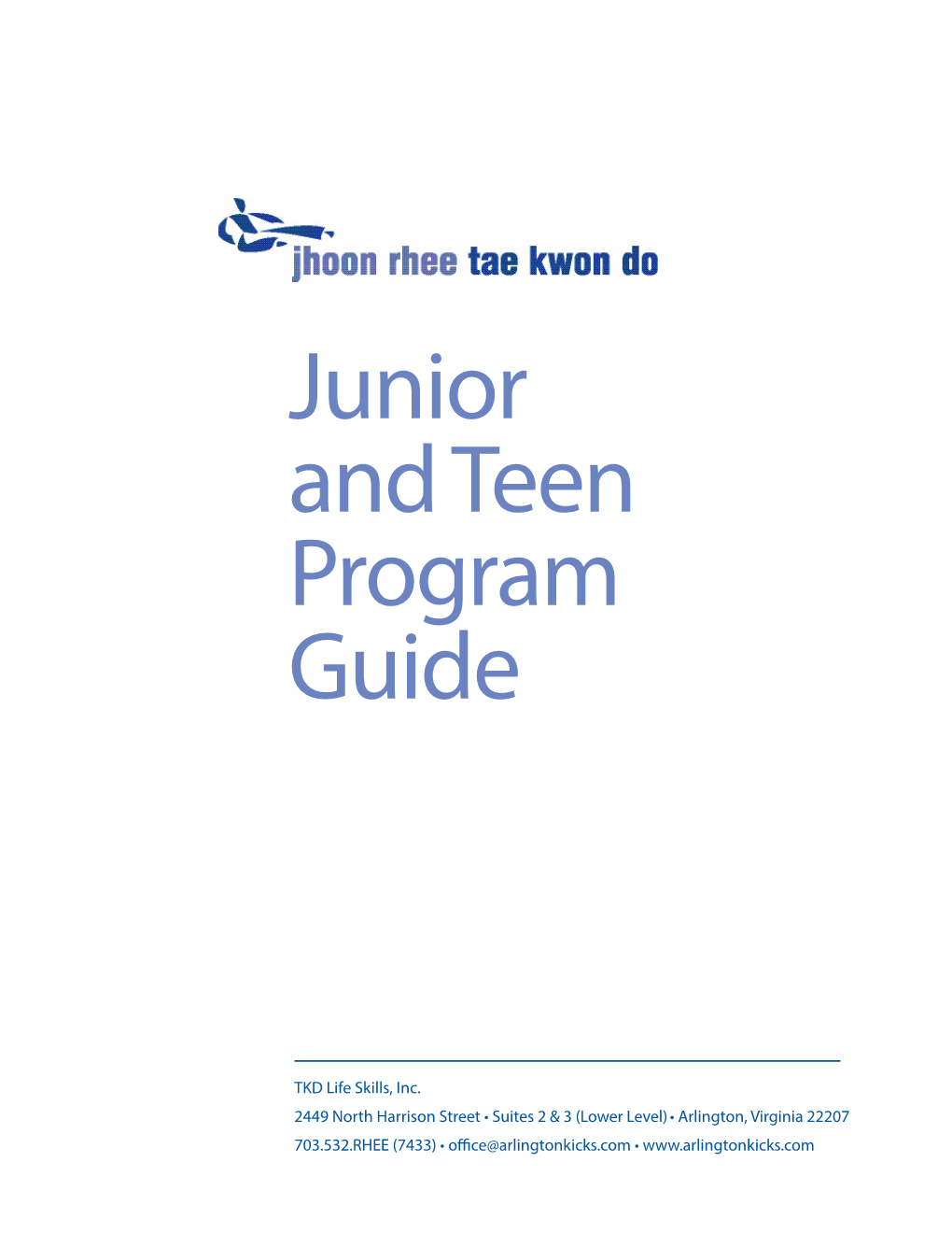 Junior and Teen Program Guide