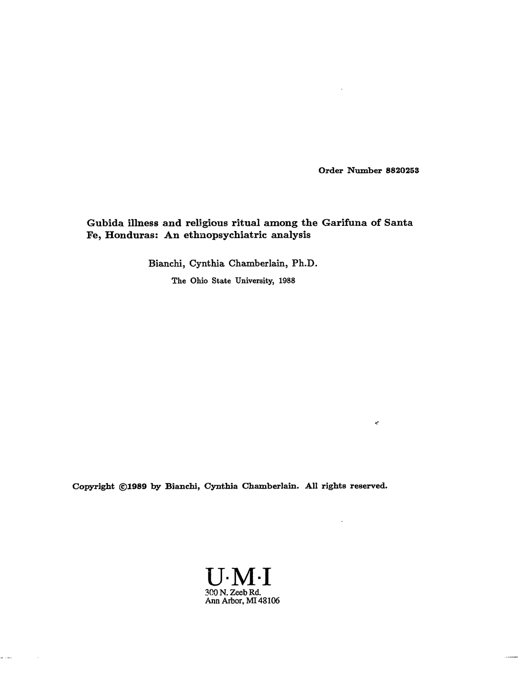 Gubida Illness and Religious Ritual Among the Garifuna of Santa Fe, Honduras: an Ethnopsychiatric Analysis