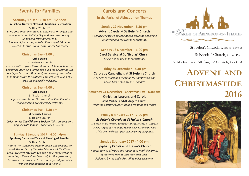 Advent and Christmastide