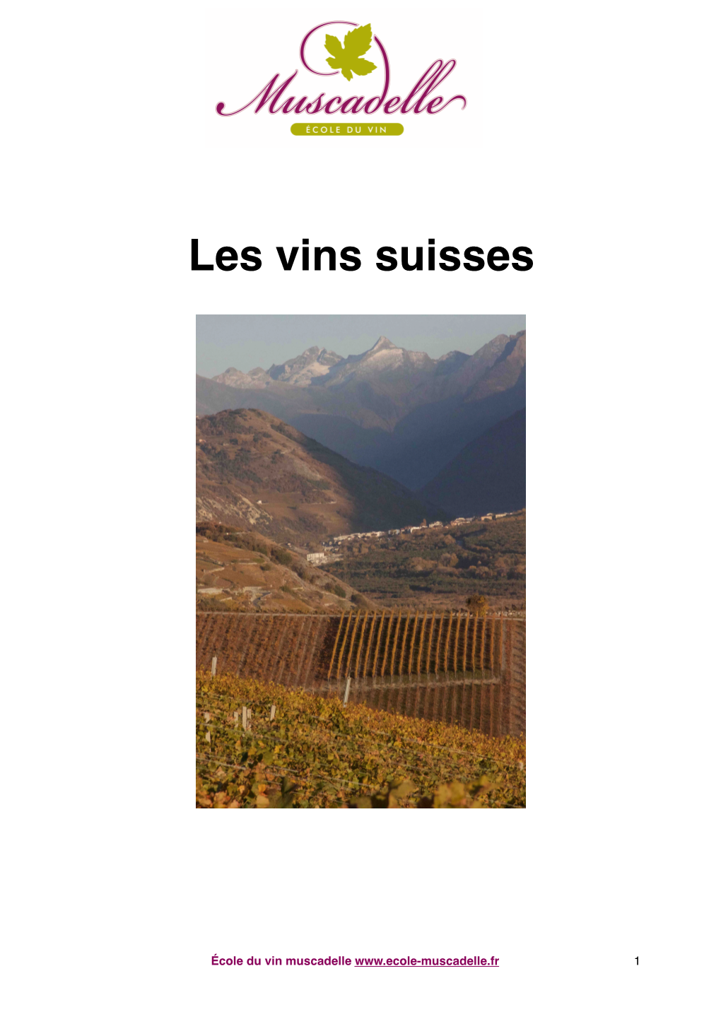 Les Vins Suisses