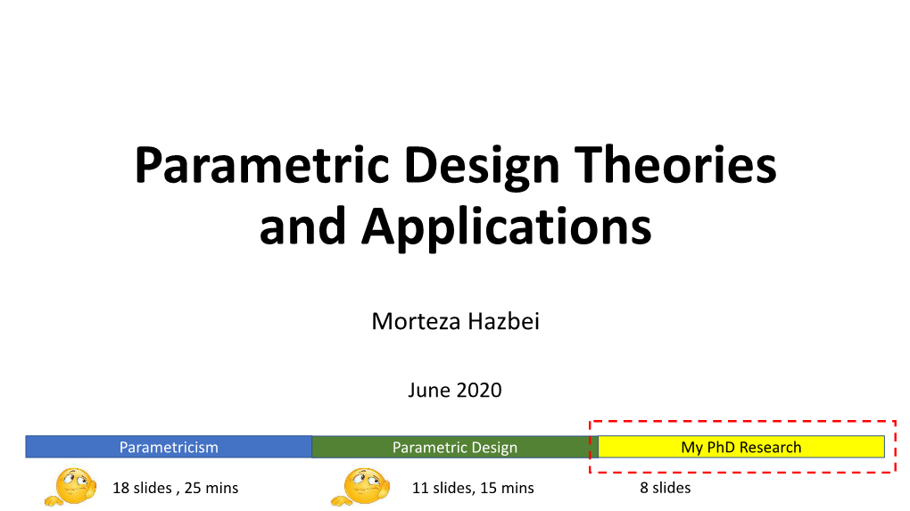 Parametric Design Theories and Applications