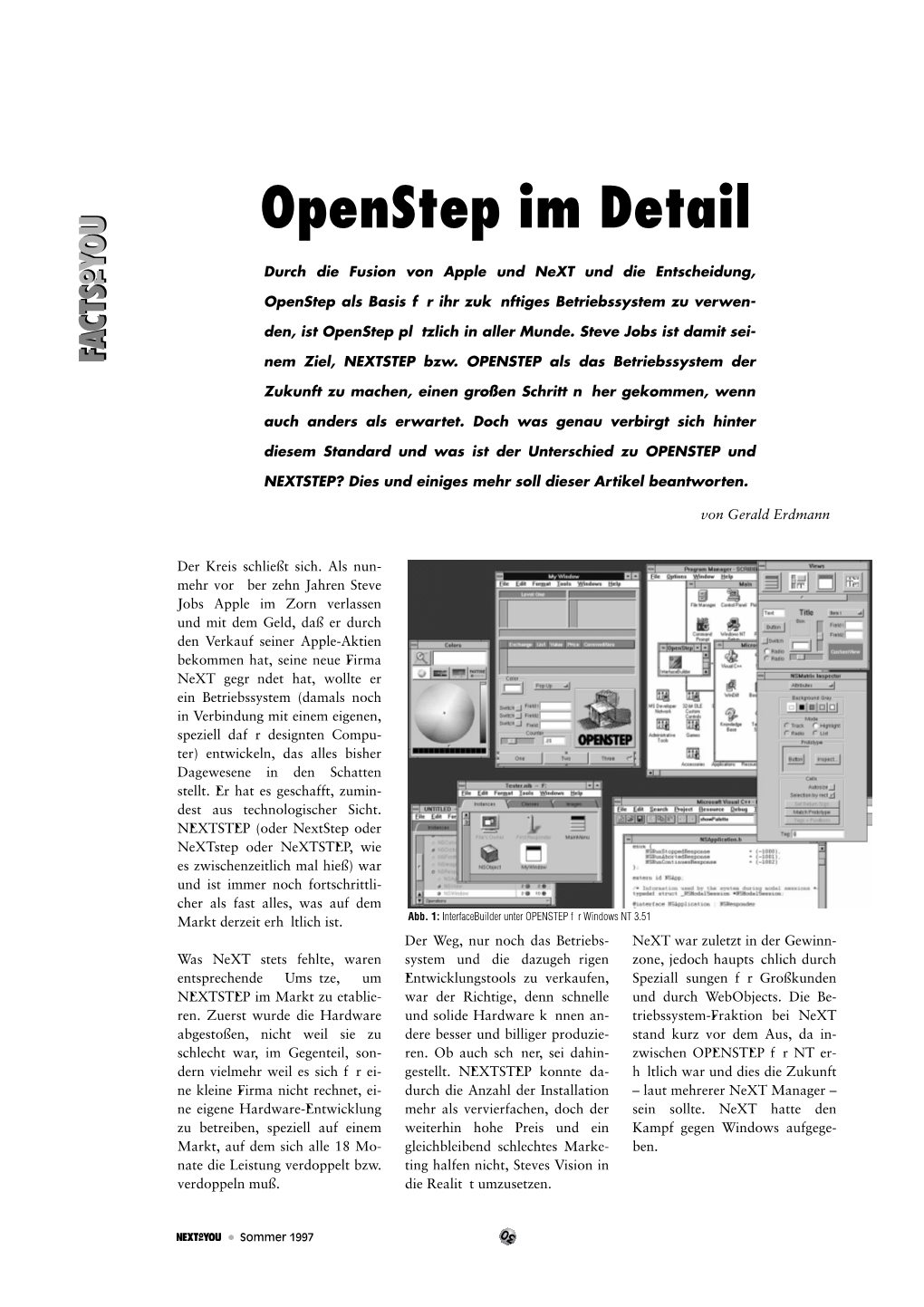 Openstep Im Detail